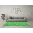 thumbnail image 3 of Ahgly Company Indoor Square Abstract Emerald Green Contemporary Area Rugs, 7' Square, 3 of 4