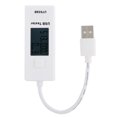 thumbnail image 3 of Medidor USB, cable de datos de alimentación de 0-3,30 V, detector USB, probador de cable de datos de alimentación, máxima comodidad, 3 of 9