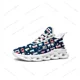 thumbnail image 1 of Zapatillas deportivas planas con diseño de dentista y dientes, para hombre y mujer, de alta calidad, con cordones y malla, hechas a medida., 1 of 6
