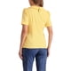 thumbnail image 3 of BLUSA CON COLLAR PETER PAN INSPIRADA EN CHIC PARA MUJERES, CON FLORES, JACQUARD, MANGAS CORTAS PUFF, ESTILO KAWAII, COLOR L AMARILLO, 3 of 6
