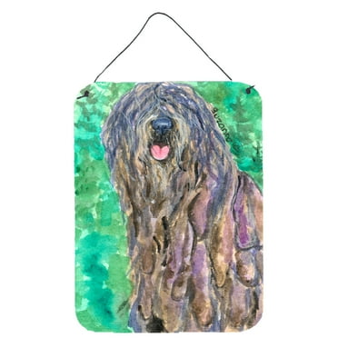 Carolines Treasures SS1048DS1216 Bergamasco Sheepdog Aluminium Metal Wall or Door Hanging Prints, 16" x 12", Multicolor