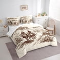 thumbnail image 3 of Homewish Floral Butterflies Bedding Comforter Set 7pcs for Kids Children Teens,Spring Garden Queen Bedding Sets Super Cozy,Chic Flowers Queen Sheet Sets,Lightweight Room Decor,Reversible, 3 of 8