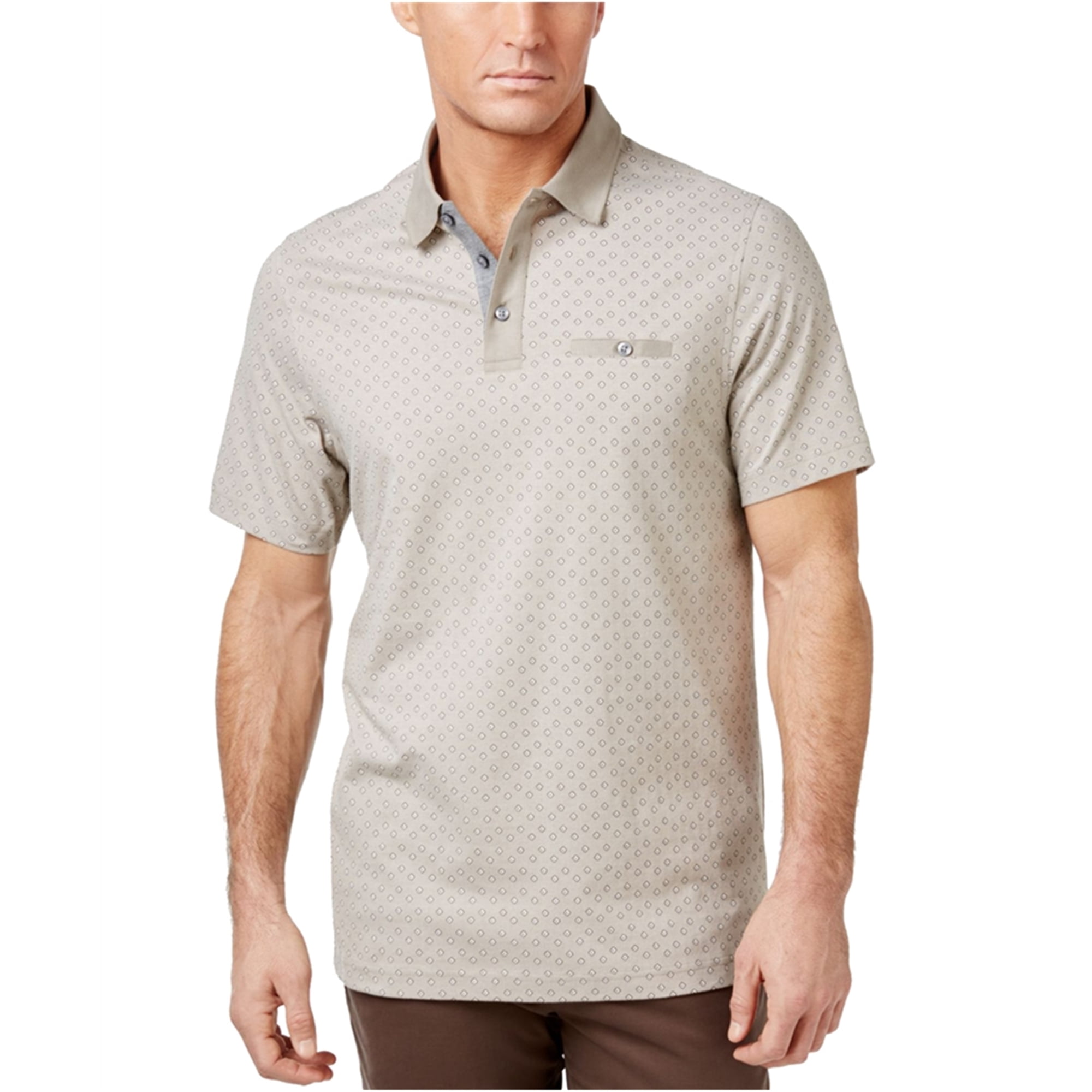Tasso Elba - Tasso Elba Mens Birdseye Rugby Polo Shirt - Walmart.com - Walmart.com
