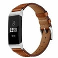 thumbnail image 2 of Fitbit Charge 3/4 leather strap Brown, 2 of 5
