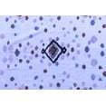 thumbnail image 1 of Ahgly Company Indoor Rectangle Abstract Blue Modern Area Rugs, 2' x 5', 1 of 4