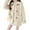 Beige, variant on Lovskoo Womens Winter Warm Lapel Faux Faux Fur Coat Long Sleeve Jacket Soft Fluffy Overcoat Outwear with Pockets Beige
