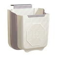 thumbnail image 2 of Foldable Wall Mounted Kitchen Trash Can Plastic Hanging Telescopic Storage Bin for Cabinets and Small Spaces, 2 of 6