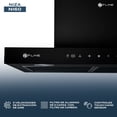 thumbnail image 3 of FLINE | Campana de cocina 60 cm | Tipo T Negro Matte| DE PARED | Controles Touch y sensor|extractora | 3 velocidades | Niza 60, 3 of 6