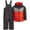 Charcoal Ash, variant on Boys Snowsuit Set - Insulated Ski Jacket and Snow Pants Overall Bibs for Boys 2 Piece