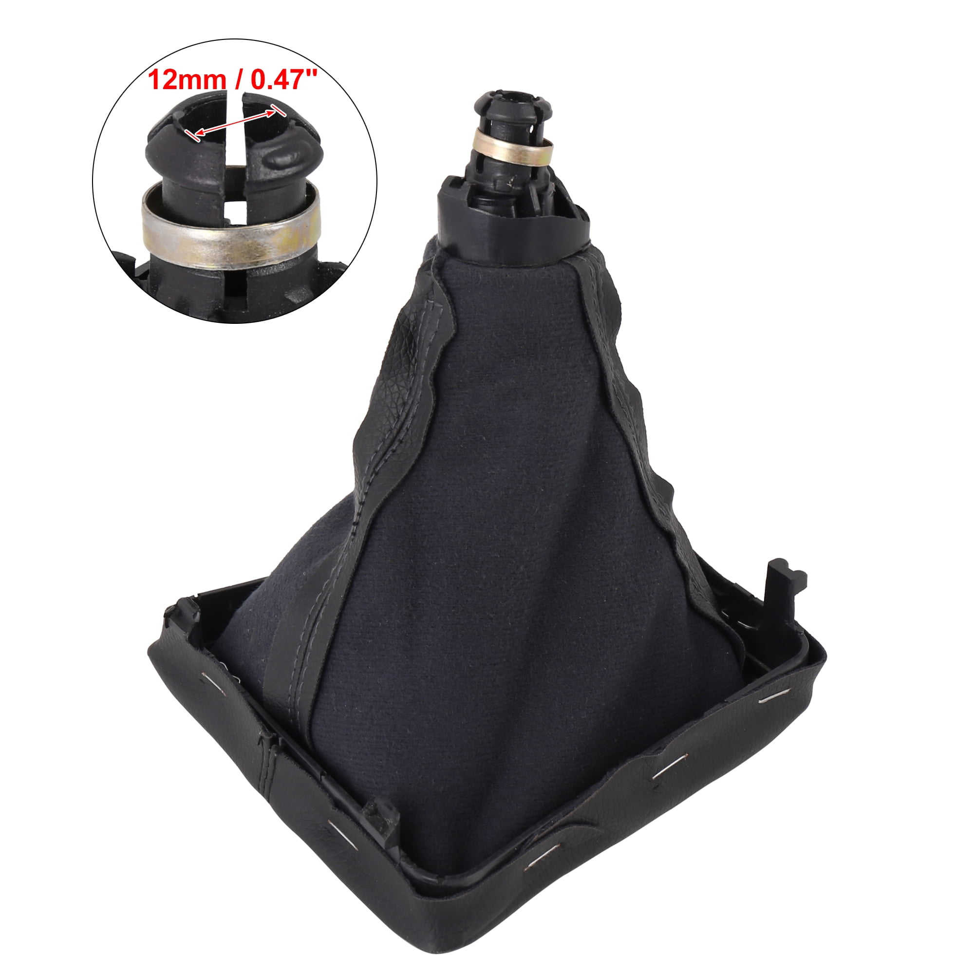 6 Speed Gear Shift Knob Gaiter Boot Cover Black for Skoda Octavia II Superb II Yeti