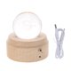 thumbnail image 1 of Inicio Delicate Night Light Ball Delicate Lámpara de noche con soporte de madera Base, 1 of 5