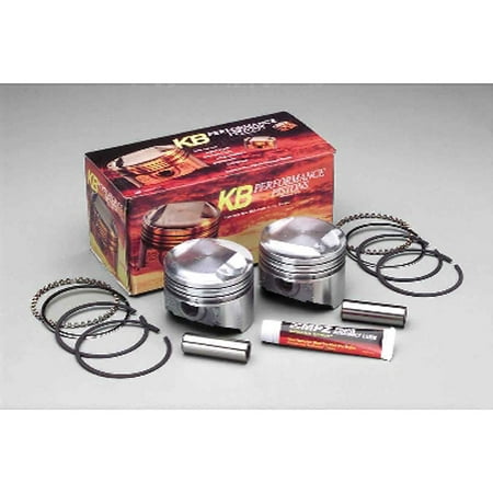 KB Performance KB266.030 Cast Piston Kit (80ci., Domed) - .030in. Oversize to 3.528in., 10.5:1 Compression