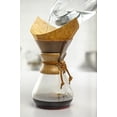 thumbnail image 3 of Cafetera de vidrio Chemex Classic Series 10 tazas vidrio de borosilicato, 3 of 3