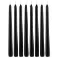 thumbnail image 1 of Bouclair Set of 8 Unscented Tapered Black Candles, 1 of 4