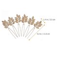 thumbnail image 2 of 6pcs Wedding Bridal Hair Pub Clips Wedding Hairpins Leaf Hairpins Prom Hair Accessories, 2 of 3