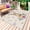 Off-white, variant on Bunny Easter Outdoor Rug 4x6 Ft - Reversible Patio Rug Outdoor Camping Rugs, Spring Floral Pastoral Wooden Washable Indoor Outdoor Area Rugs, Non-Slip Outdoor Carpet Runner for Deck/Porch