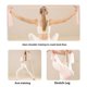 thumbnail image 4 of WOSWEIR TPE Yoga Resistance Band 25lbs Flexibility Balance Improvement Strength Training Strap - Gre, 4 of 5