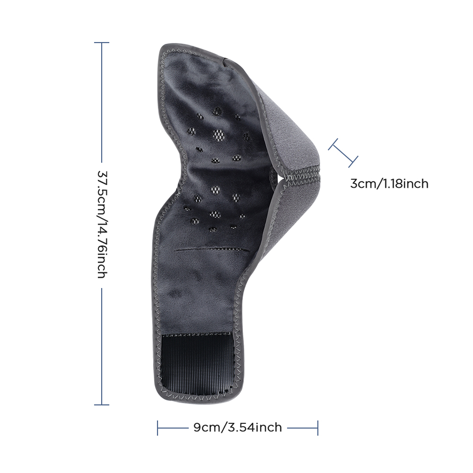 HLTHZONE Ankle Massager with Heat and Vibration photo 3
