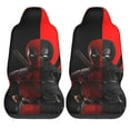 thumbnail image 2 of Deadpool Car Seat Covers Full Front Seats Cover 2 PCS Print Universal Vehicle Protective Interior Accessories for Most Auto Sedan Truck Van SUV, 2 of 8