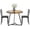 Brown, variant on Hetoy Bar Stools Set of 2 - 37 Inch Cozy Upholstered Bar Chairs with Metal Legs and Backrest, Kitchen Height Stools for Dining Room, Kitchen, and Party,White