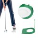 thumbnail image 5 of Plástico verde portátil desmontable práctica de Golf poner taza de entrenamiento Putter placa interior entrenador ayuda para el hogar Oficina, 5 of 10