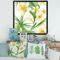 thumbnail image 3 of Designart 'Yellow Flowers and Tropical Foliage X' Traditional Framed Art Print, 3 of 4