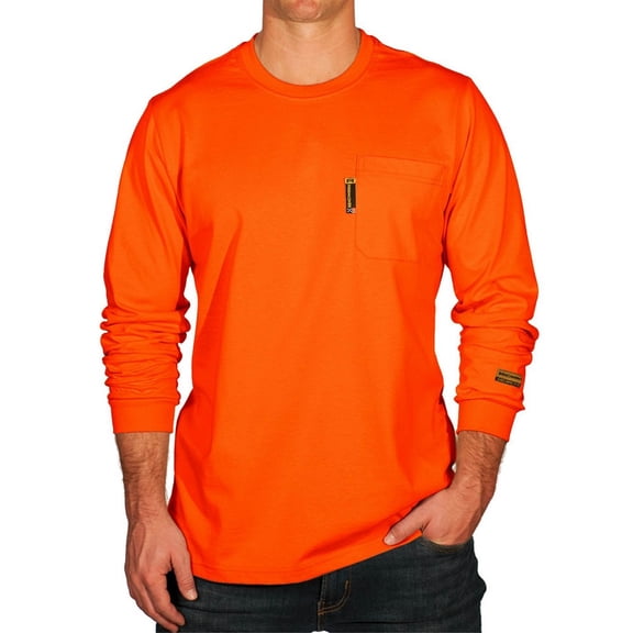 Arc and Flame Resistant Long Sleeve Shirt with Chest Pocket - Made in the USA
