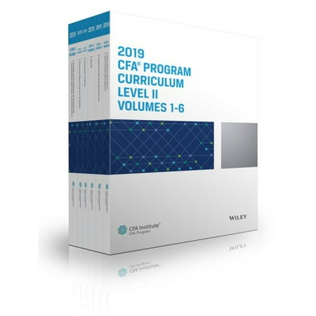 Cfa Program Curriculum 2019 Level II Volumes 1-6 Box