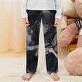 thumbnail image 2 of Demon Slayer Muichiro Tokito Pajama Pants Long Sleep Pants Soft Elastic Waist PJ Bottoms Lounge Pants, 2 of 7