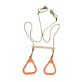 thumbnail image 1 of Almencla Gymnastics Rings Adjustable Strength Training Non Slip Handles Pull up Rings, 1 of 8