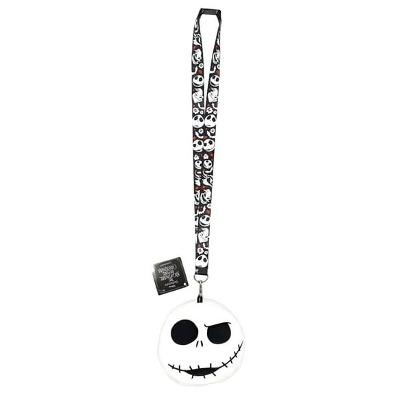 NBX Jack Skellington Deluxe Lanyard with Pouch Card Holder