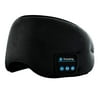 Upgraded Sleep Music Eyes Mask Headphones Handsfree Stereo black