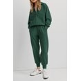 thumbnail image 4 of Womens 2 Piece Sweatsuits Set Long Sleeve Half Zip Pullover Sweatshirt Joggers Sweatpants Fall Outfits Tracksuit, 4 of 6