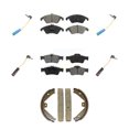 thumbnail image 1 of SIM Front Rear Semi-Metallic Disc Brake Pads and Wear Sensors Kit (7Pc) for Car Mercedes-Benz E400 KSW-100908, 1 of 11