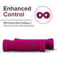 thumbnail image 6 of AlveyTech Berry 130 mm (5") Long Handlebar Grip (Set of 2) - Replacement Pink Foam Grips for Mobility Scooters, Folding E-Scooter, Electric Bicycles, Mini Dirt Gas Powered Bikes, Pocket Mod Bike Parts, 6 of 7