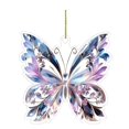 thumbnail image 2 of 2D Acrylic Butterfly Hanging Decor - Sky Blue 2D Flat Design with Hyperlinked Image - for Home Wall Decor, Party Decoration, Bedroom Accent, Living Room Ornament, Office Display, Wedding Decoration,, 2 of 9