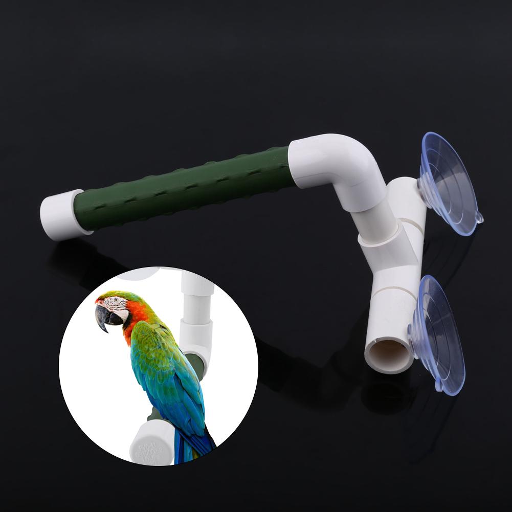 Toys Parrot Perch 1 Pc Pet Birds Wall Suction Cup Toys Paw Grinding