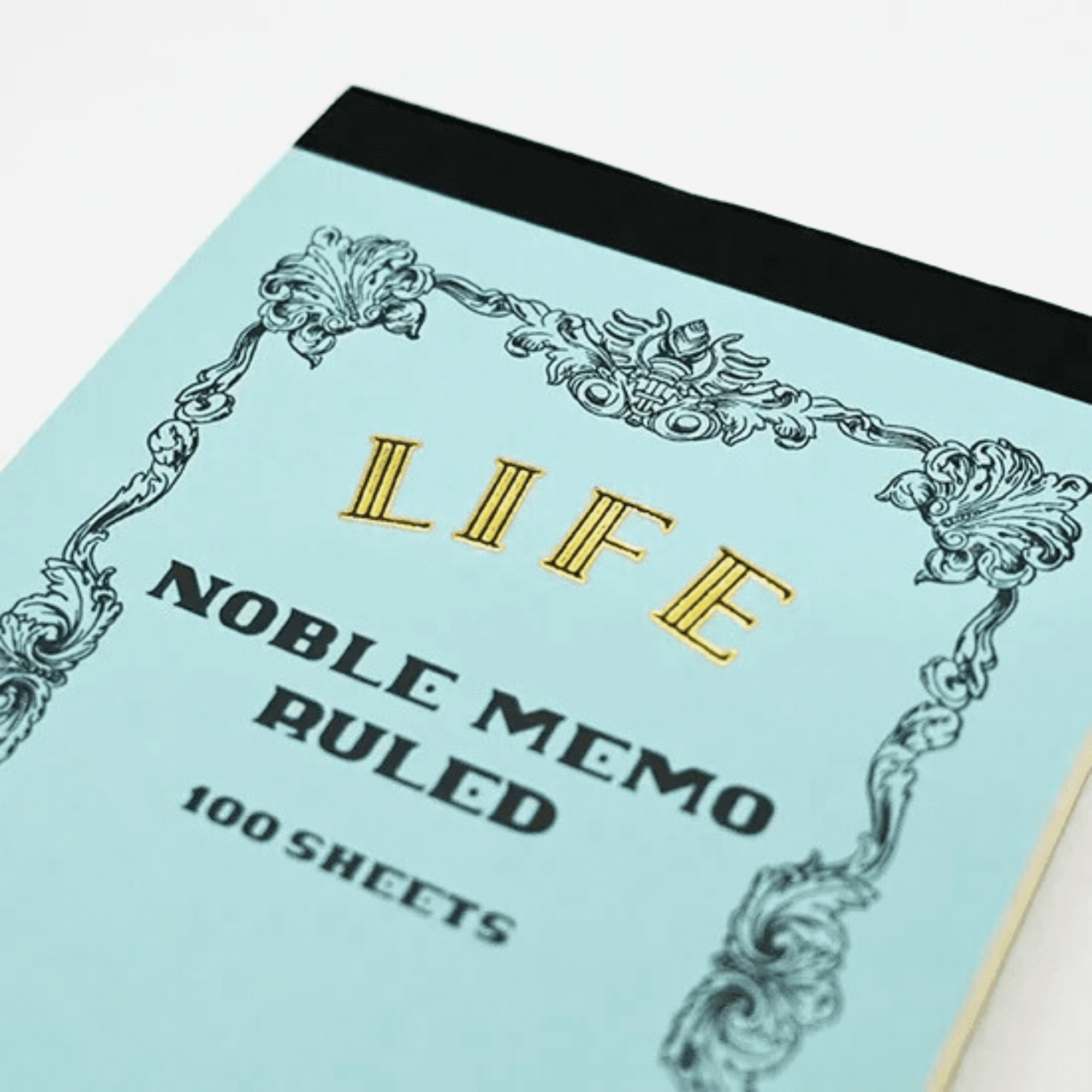 Life Noble Ruled Notepad [Bound On Top]: 8 in. x 12 in. (Blue Cover, Lined Pages)