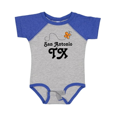 

Inktastic San Antonio Texas Butterfly Gift Baby Girl Bodysuit