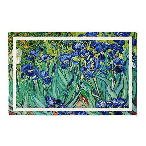 Monarque - "Irises - Van Gogh - Package of 25 Paper Place Mats