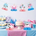 thumbnail image 3 of Wonmelody Goals Or Bows Gender Reveal Decorations 8pcs Boy Or Girl Honeycomb Centerpieces Soccer Theme Baby Shower Decorations It’s A Boy It’s A Girl Party Supplies for He Or She Newborn Party, 3 of 6
