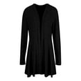 thumbnail image 5 of Womens Lightweight Open Front Casual Cardigan Sweaters Long Sleeve Ribbed Comfy Trendy Spring Fall Peplum Outerwear, 5 of 6