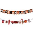 thumbnail image 1 of Decoraciones de fiesta de Halloween, pancarta de cumpleaños aterradora para decoraciones de fiesta de niños de Halloween, 2 piezas, 1 of 5