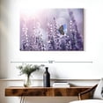 thumbnail image 3 of Elephant Stock Lavender Flower Wall Art - Horizontal Canvas Wall Art - Living Room Wall Decor - Floral And Botanical Canvas - Purple And Blue Decor - 39" x 26", 3 of 8
