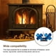 thumbnail image 5 of Naiovety Ventilador de chimenea, ventilador de para sala de estar, quemador de leña para salón, ventilador de estufa con cabezales dobles, Electrodomésticos azul Naiovety HA007779-04B, 5 of 6