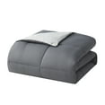 thumbnail image 3 of Nestl Reversible Comforter Set, King/Cal King Comforter Set, Silver/Grey, 3 of 6