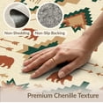 thumbnail image 6 of ODIKA 8'x10' Washable Area Rug Durable, Non-Slip Wildlife Stepped Border Livingroom Southwestern Large Cabin Neutral Playful for Living Room, Under Sectional, Family, 6 of 7