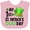 AD-Pink, variant on Inktastic My 1st St. Patrick's Day Green Top Hat and Clovers Boys or Girls Baby Bib