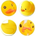 thumbnail image 2 of Juguetes de baño Rubber Bath Ducks para bebés, paquete de 20 unidades, color amarillo, 2 of 3