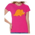 thumbnail image 1 of Awkward Styles Dinosaur Tshirt Triceratops Shirts for Women Triceratops T Shirt Spirit Animal Shirts for Women Triceratops Outfit Gifts for Her Dinosaur Themed Party Dinosaur Gifts for Women, 1 of 4